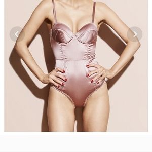 Final sale fleur Du Mal satin bodysuit